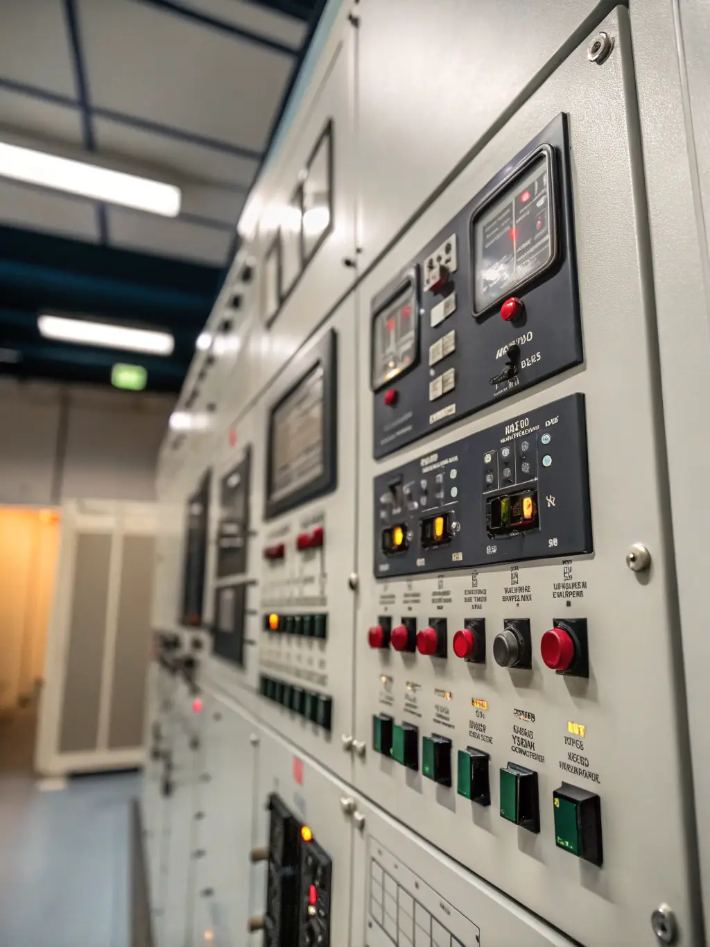 A high-angle shot of an elevator control panel, highlighting the organized and clearly labeled wiring, symbolizing improved safety and reduced risk of errors.